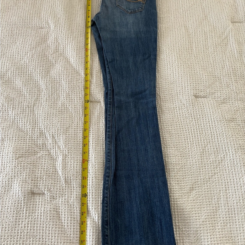 Abercrombie & Fitch Dark Blue Flare Jeans - Picture 5 of 5